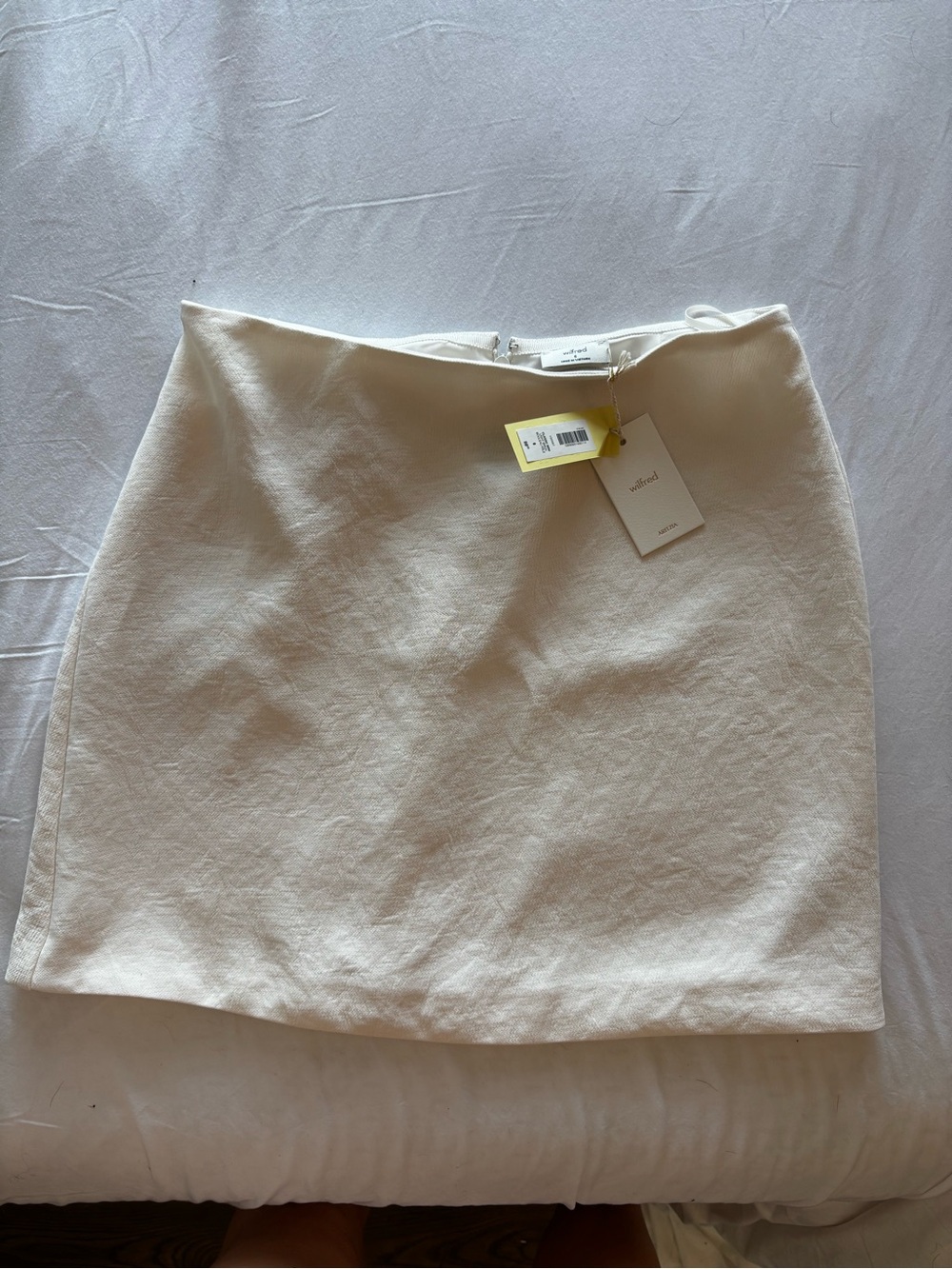 Wilfred Cream Mini Skirt